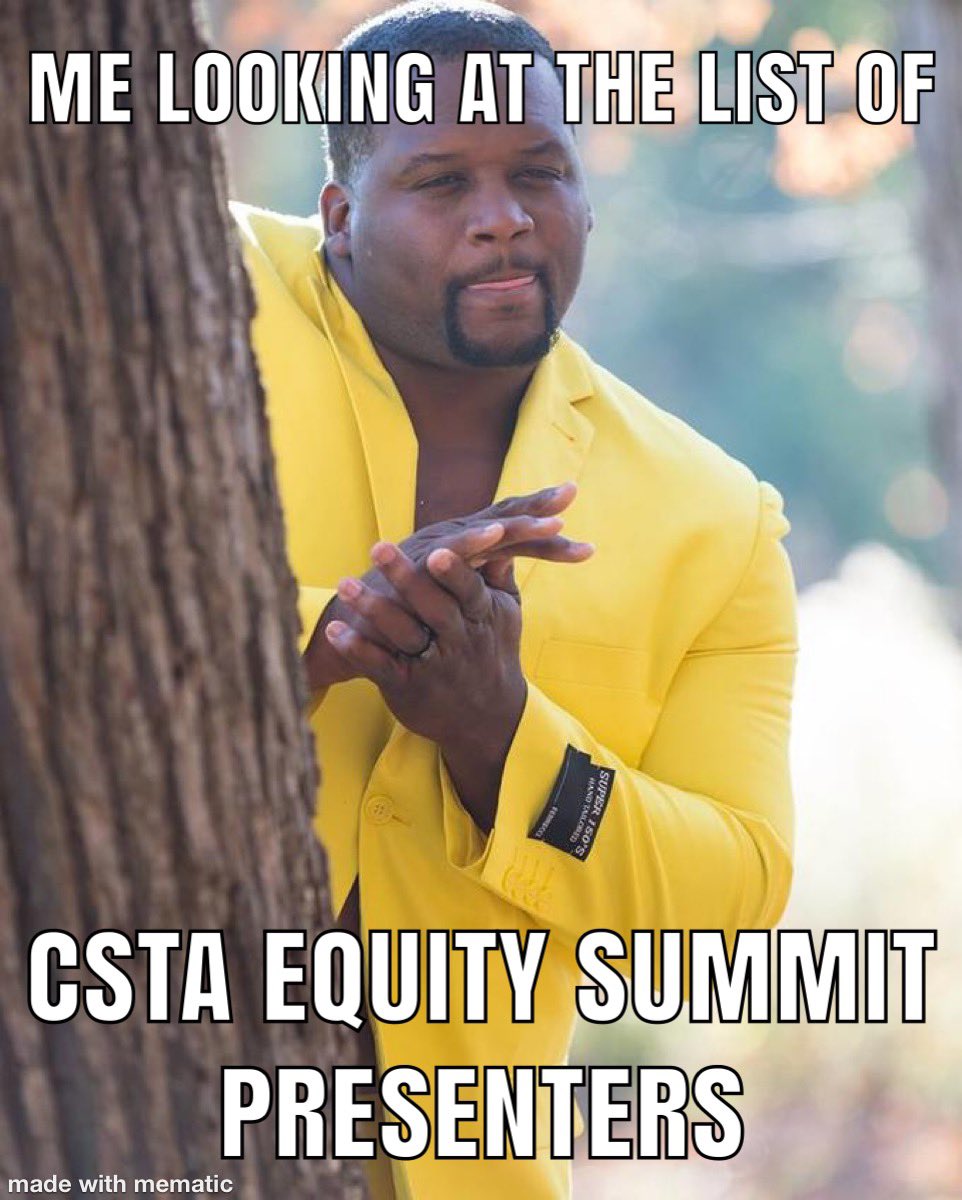 Best believe the list is straight fire 🔥 #CSTAEquitySummit