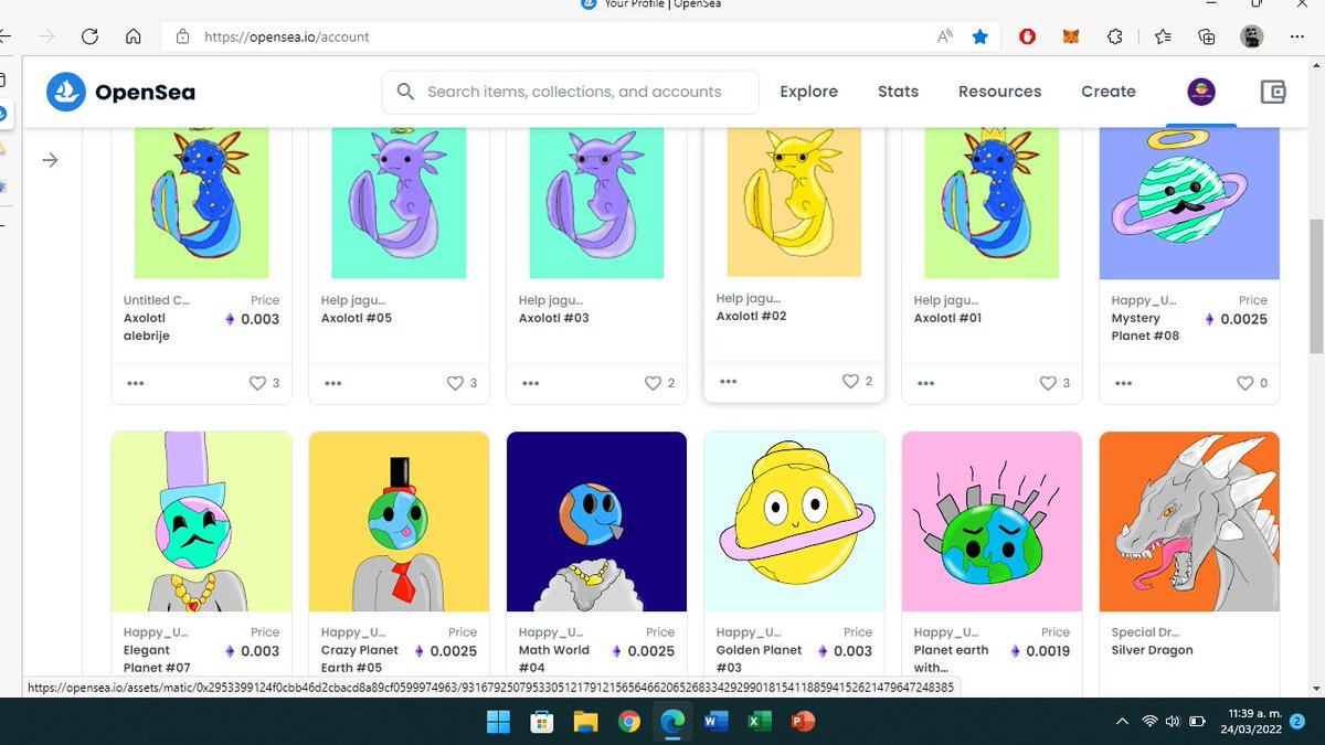 _HDZXZ's tweet photo. New axolotl alebrije, the truth would help me if you buy one, I leave you my profile in case you are interested. 😉
https://t.co/81OdUP2Fwu

#NFTGiveaways #NFTGiveaways #NFTProject #NFTs https://t.co/smbFvcxcfV