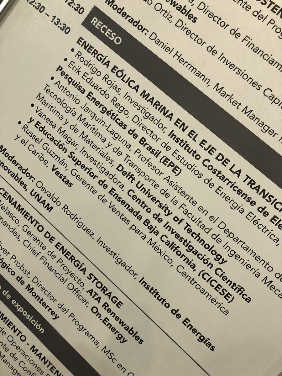 osvaldo_rh_'s tweet photo. Hoy 12:30 no se pierdan la mesa donde platicaremos sobre energía eólica mar adentro en #MexicoWindPower 2022 https://t.co/P9WZsYuKpd https://t.co/z5zTdfIcvg