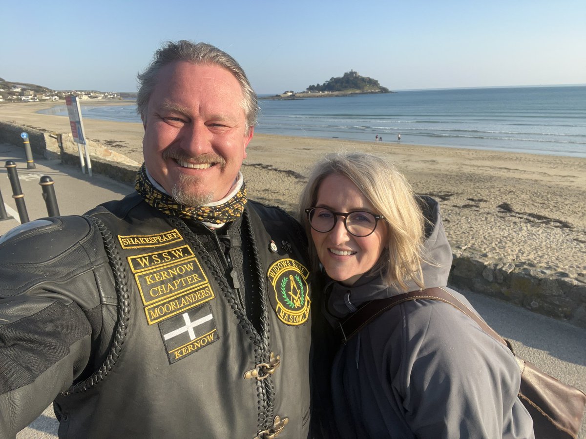 Masonic_Poet's tweet photo. First ride out of the year together. This weather is glorious! @wskernow #FreemasonryLife #CornishFreemason https://t.co/2LPKxRRpCr