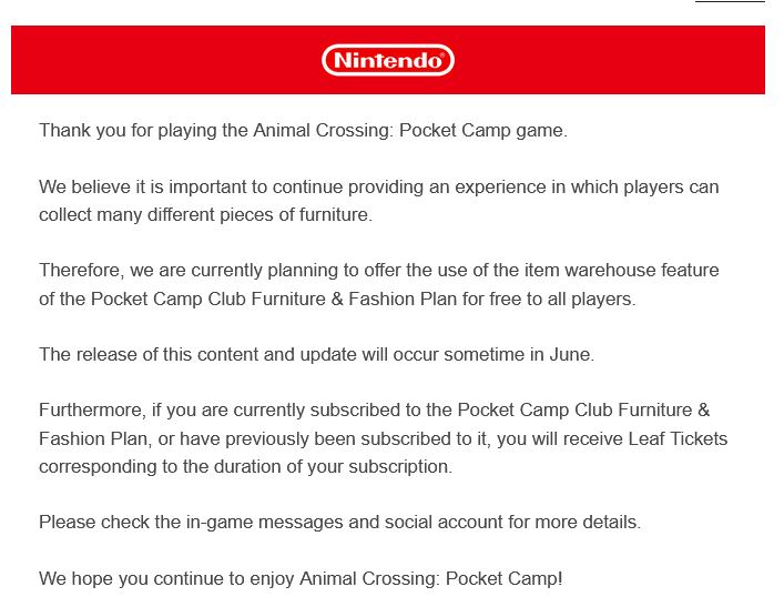 Cheap Ass Gamer on Twitter "News Animal Crossing Pocket Camp Item