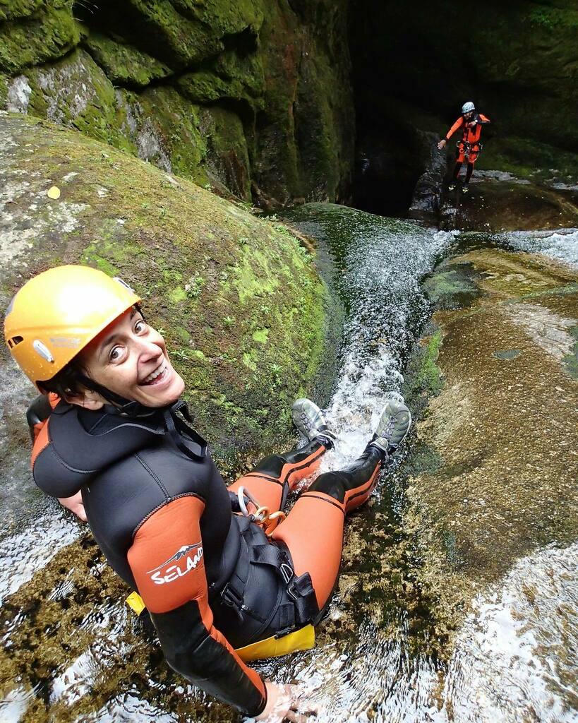 Getting ready to slide and zip down a recently placed line into a small pool of water.

This was my one and, so far, only time canyoning with the great people of @abel_tasman_canyons back in 2013.

I loved every second of it except for the jump off a cli… instagr.am/p/CbfniADAvnW/