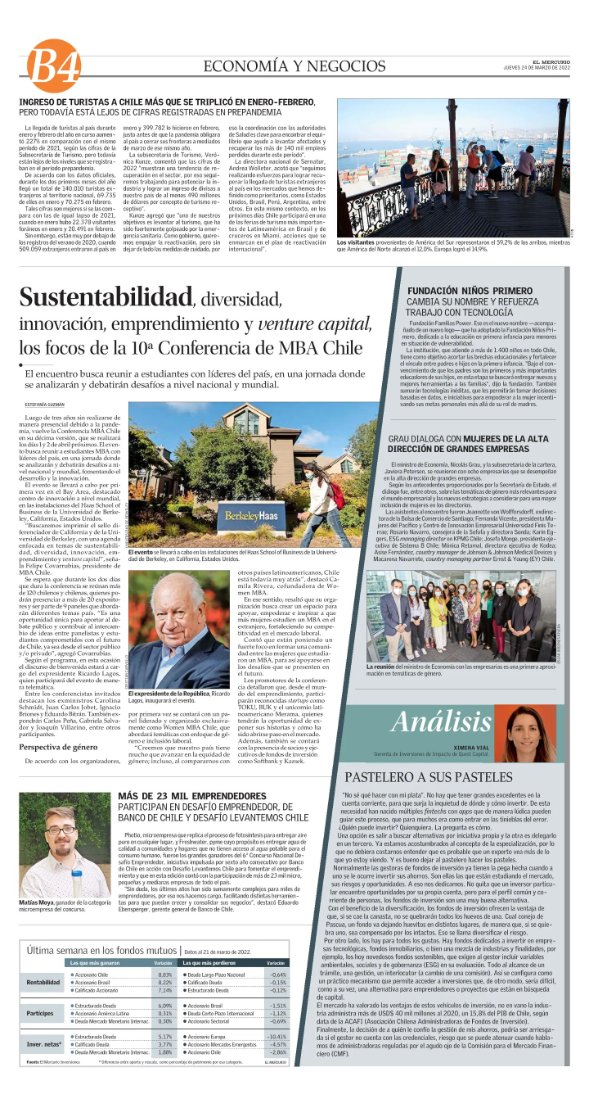 [1/3] ¡Qué buena iniciativa! Mis saludos para el ministro de Economía, <a href="/nico_grau/">Nicolás Grau Veloso</a> , y la subsecretaria de la cartera, Javiera Petersen por generar  espacios de encuentros entre mujeres son muy importantes para compartir temáticas de género relevantes para el mundo empresarial...
