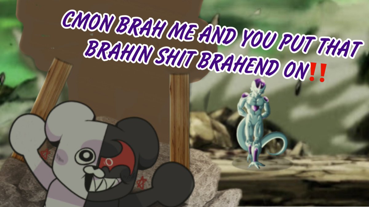 <a href="/DestroyerFrieza/">Lord Frieza</a> <a href="/BearOfDespair/">Monokuma</a> <a href="/MakoKillLaKill/">Mako Mankanshoku</a> @GokuButGod