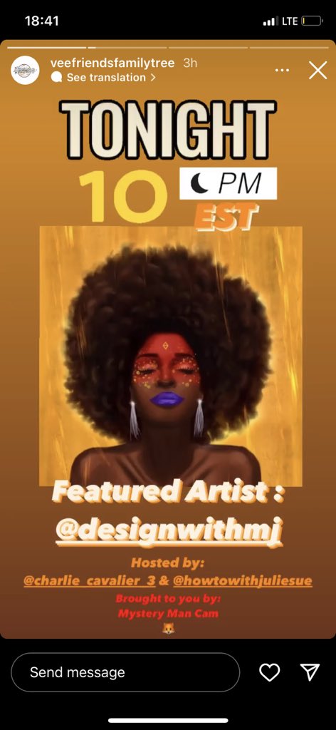 So pleased to announce I will be live tonight with <a href="/VeeFriendsFam/">VeeFriends Family</a> 

To discuss NFTs , web3 and Her Crown 

#nft #NFTCommunity #web3