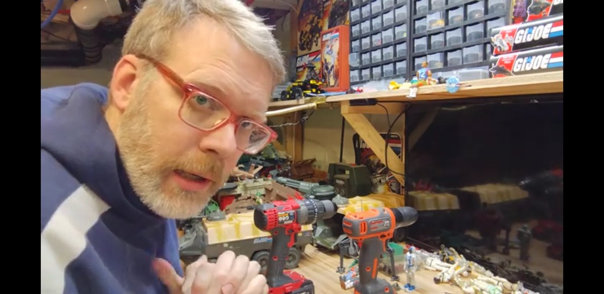cracktasticpod's tweet photo. Cory has a new video out on our YouTube channel. https://t.co/xI5ihnpyU6 @Hasbro @GIJoeOfficial #thepfpn #fixit #rustyscrews #gijoe #arah #howto #toypodcast #cracktasticplastic https://t.co/ie1Ocl2519