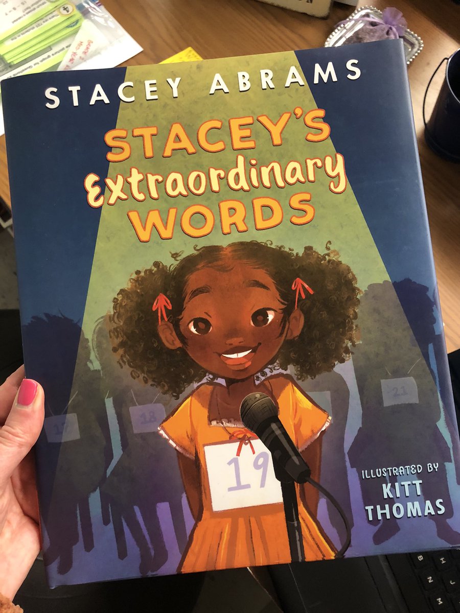 KymHarjes's tweet photo. Thank you for sharing this wonderful book with us @MrDeLorenzom @staceyabrams #thepowerofwords #readaloudeveryday https://t.co/oePnf2sa7Z