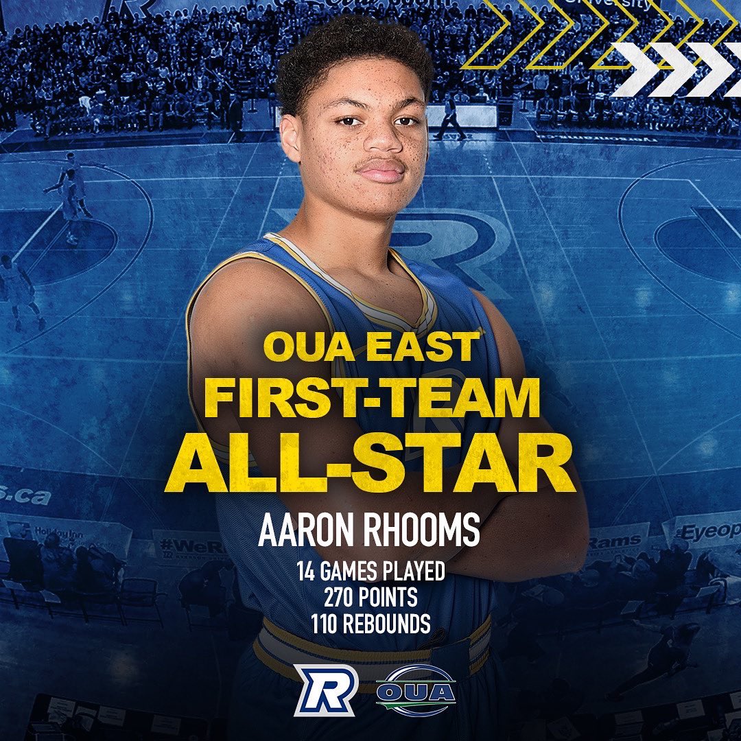 tmuboldmbb's tweet image. Man of the hour Aaron ROY Rhooms takes home the OUA East Rookie of the Year award and made the OUA’s East First Team All Star and OUA’s all Rookie team🤩

An absolute star in the making, we couldn’t be more proud of you Aaron⭐️

#weRrams