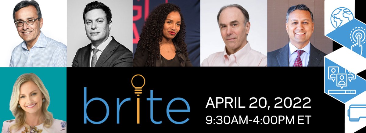 Our 2022 #BRITEconf (virtual again) is April 20! Register and join us for talks from <a href="/ajlucio5/">Antonio J Lucio</a>, <a href="/aliciatillman/">Alicia Tillman</a>, <a href="/KeithGrossman/">Keith A. Grossman</a>, <a href="/radhatwin/">Radha Agrawal</a>, &amp; more... j.mp/BRITEconf

#brand #innovation #technology <a href="/columbia_biz/">Columbia Business School</a>