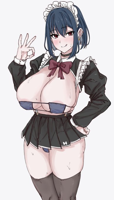 今日描いてたデカパイ 