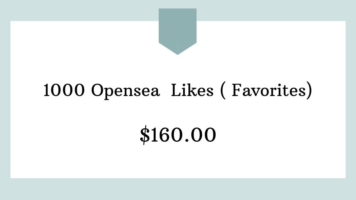 FavoritesNft's tweet photo. 🔵Do you want to highlight your nfts by getting likes?
🔻You can make payments with bitcoin and altcoins.
🔻DM for Information and Payment.
#OpenSeaNFT #Bitcoin #BSC #NFTProject https://t.co/LMURMHGy9W