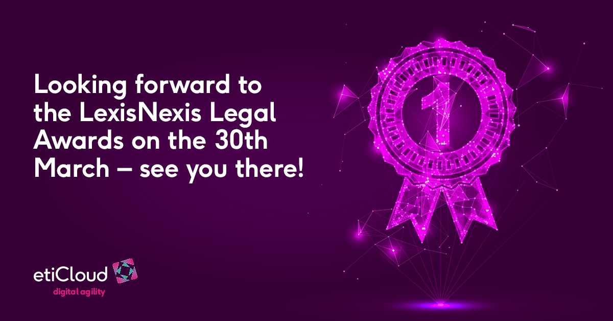 Looking forward to the LexisNexis Legal Awards on 30th March – see you there! everythingthatis.cloud/2022/02/05/eti…