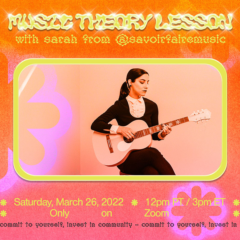 πΎππ πΎπππππ (@sheshredsmedia) on Twitter photo Join us on Zoom this Saturday, 3/26 for our first #1RAD Music Theory Lesson taught by 1RAD alumni, musician, and music professor Sarah from <a href="/sarahfardmusic/">Savoir Faire</a>!!! β¨ Sign up here β ow.ly/cvuB50IqK2a
FYI there are only 100 spots so be sure to register ASAP β° Join us on Zoom this Saturday, 3/26 for our first #1RAD Music Theory Lesson taught by 1RAD alumni, musician, and music professor Sarah from <a href="/sarahfardmusic/">Savoir Faire</a>!!! β¨ Sign up here β ow.ly/cvuB50IqK2a
FYI there are only 100 spots so be sure to register ASAP β°