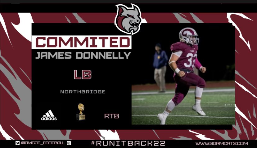 Extremely grateful and excited to announce that I’ll be continuing my athletic and academic career at Anna Maria. Thank you <a href="/Coach_SCroce/">Steven M Croce</a> and <a href="/CoachKennedy17/">Michael Kennedy Jr</a>  for giving me this opportunity. #RTB #RunItBack