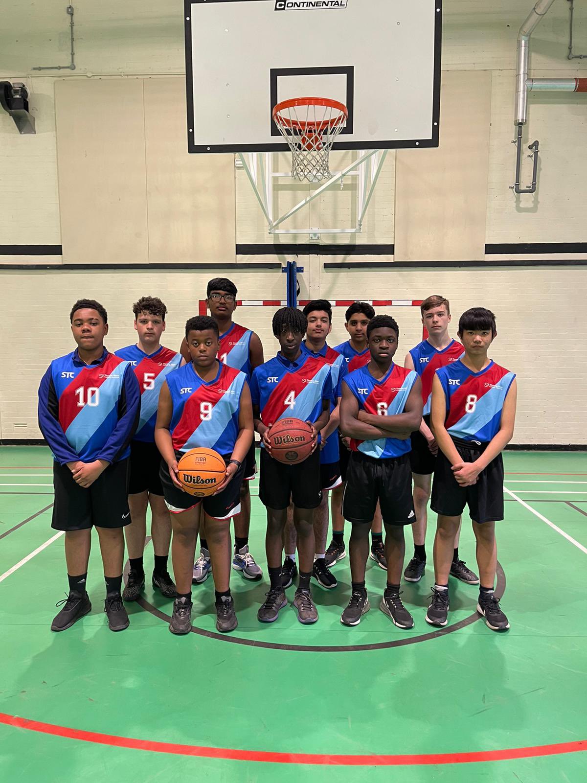 PEDept on Twitter "The STM boys u14 basketball team wore their brand
