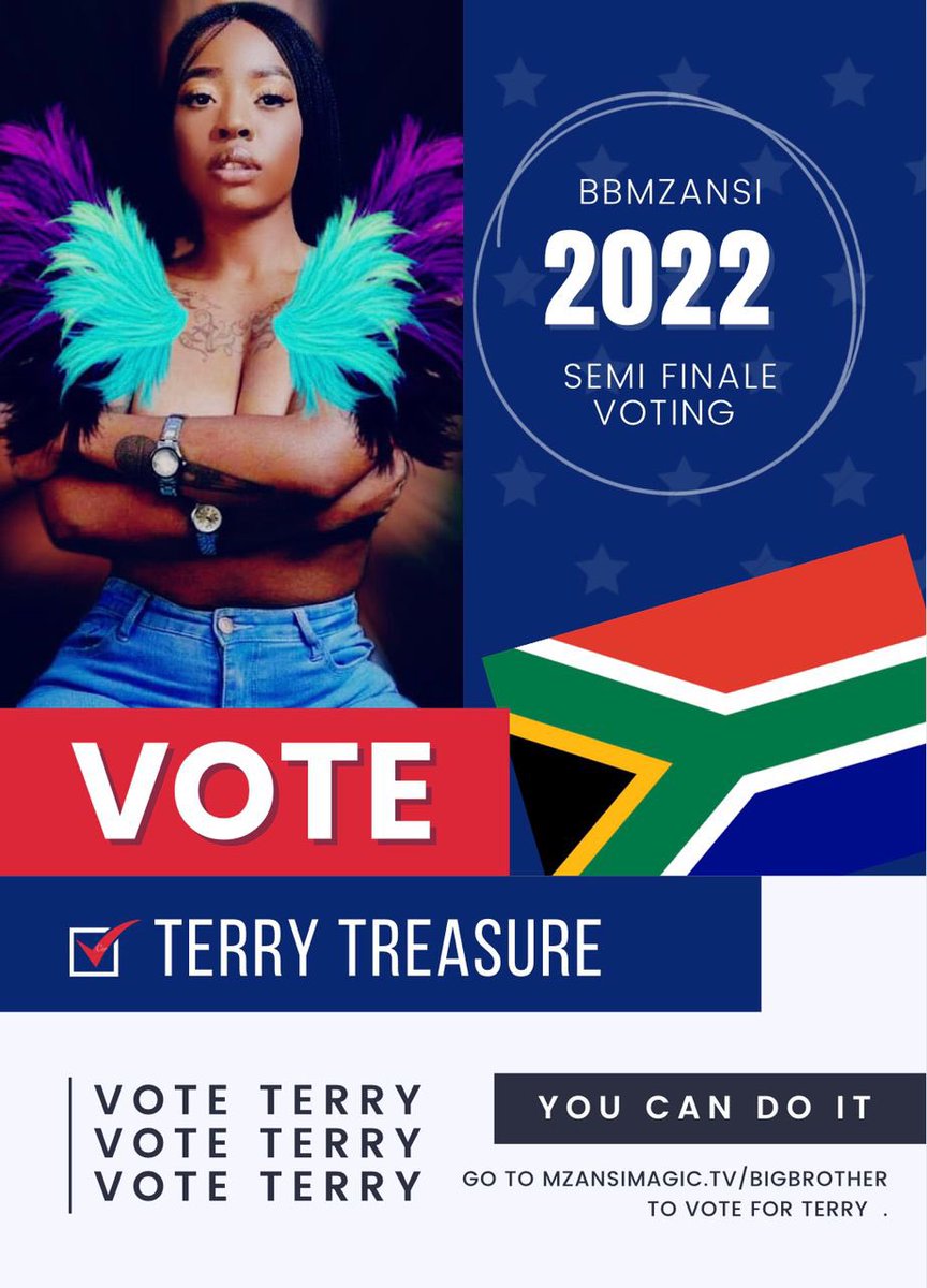 Fvckiana1's tweet photo. So vote for her!!!!!! #BBMzansi #TerryTreasure𓃵 #VoteTerry https://t.co/kTUsewLx6F