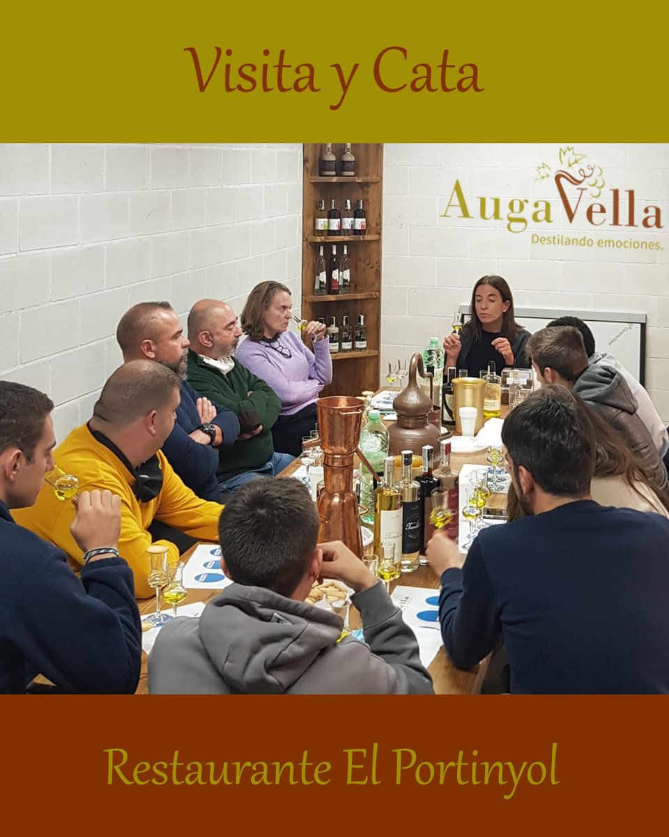Augavella's tweet photo. Aquí os dejamos una foto de la visita del equipo de sala del restaurante #ElPortinyol, en Arenis de Mar (Barcelona). 

Durante la visita, Sandra Cortés, directora técnica, fue la encargada de la presentación y cata de los productos de #Augavella.

#Tamtum #Augavella #Morriña https://t.co/ONCjrT2ZlJ