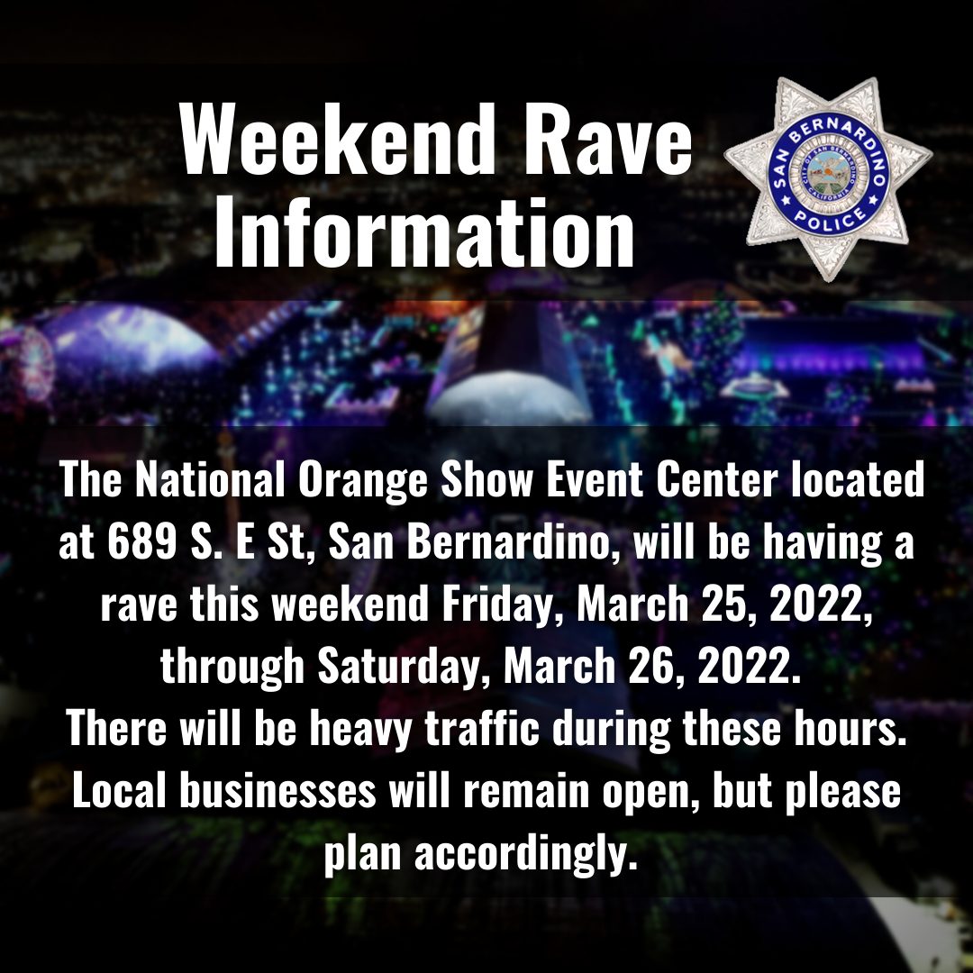 WEEKEND RAVE INFORMATION