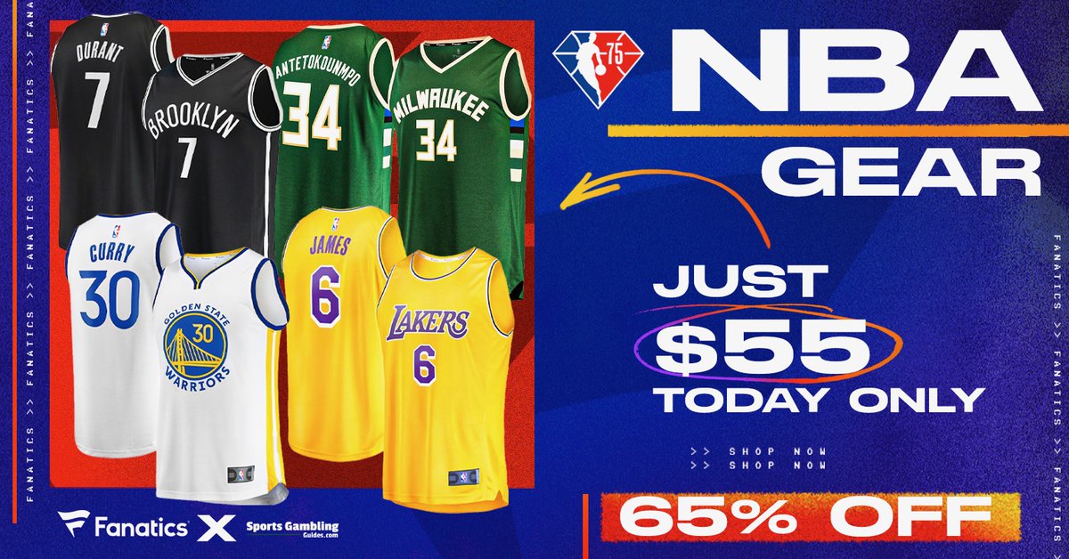 NBA JERSEY SPECIAL, <a href="/Fanatics/">Fanatics</a>, LAST CALL!🏀

📈 Giannis, KD, LeBron, and more jerseys for just $55 using this EXCLUSIVE link: fanatics.93n6tx.net/SUPERSTAR65OFF

DEAL ENDS TONIGHT! 🤝