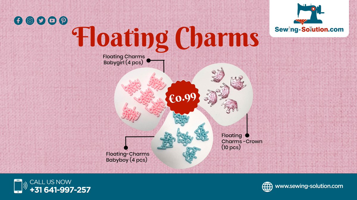 sewingsolutionn's tweet image. Floating Charms.
 
Shop now:sewing-solution.com

#sewingsolutions #floatingcharms #charms #sewing #arts #DIY #contactus #share