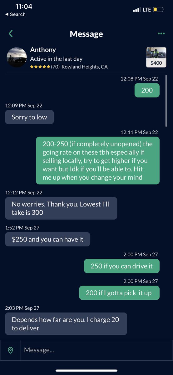 casualiconic's tweet photo. I’ve been going back and fourth with this guy for 6 months on selling his monster energy gaming chair for $200 instead of $250 and I finally won😎 https://t.co/vJDGPnL9gL