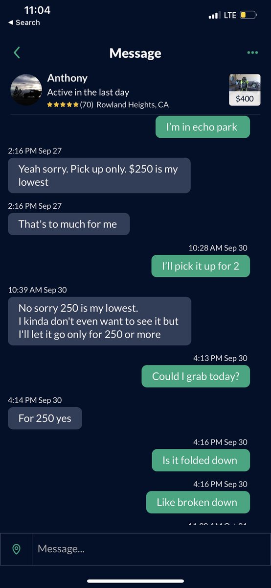 casualiconic's tweet photo. I’ve been going back and fourth with this guy for 6 months on selling his monster energy gaming chair for $200 instead of $250 and I finally won😎 https://t.co/vJDGPnL9gL