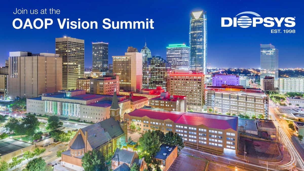DiopsysInc's tweet photo. We are in #Oklahoma this Friday and Saturday! Stop by the Diopsys booth at the #OAOP Vision Summit to learn how objective, functional vision testing can help your patients and your practice! #Optometry #Electroretinography #Eyecare https://t.co/NWya4eI6zM