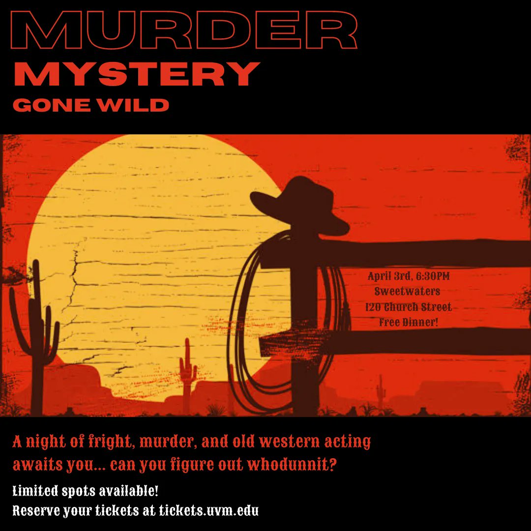 Hell or Sweetwaters! A troupe of roaming Murder Mystery actors have rolled into town, and are promising a night of mystery, excitement, thrills and good old fashioned theatre. Will the performers be able to put on a show and have it go right for once?
Limited spots available!