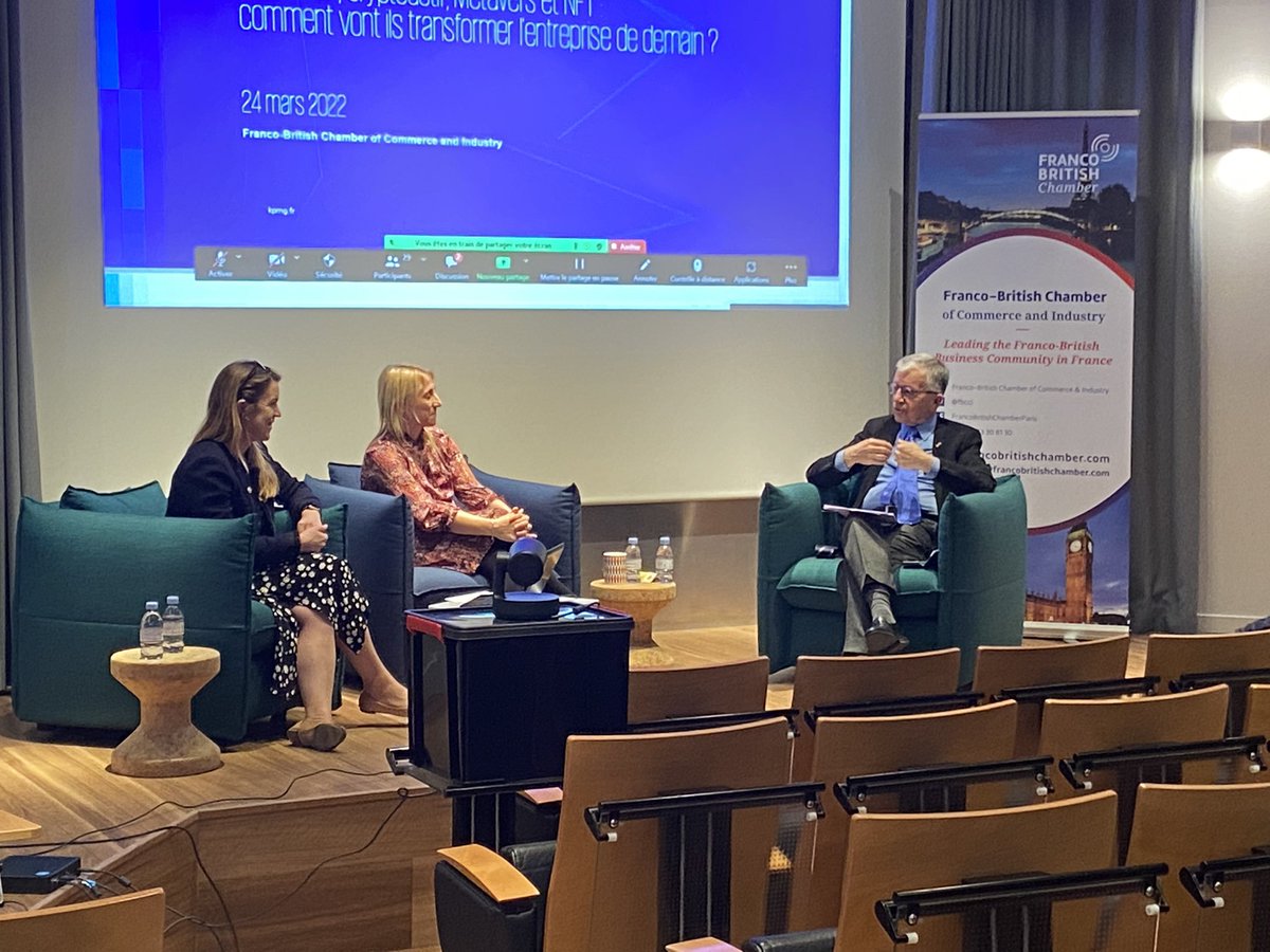 RiviereVictor's tweet photo. Conférence #Blockchain à la @fbcci en association avec @BlockchainPartn  et DavronDigital ! Merci à nos intervenantes @cath_phil &amp; Anne-Cécile Bourget-Davron de nous éclairer sur ce domaine passionnant !
#KPMG #Bitcoin https://t.co/4JeMiXfDgl