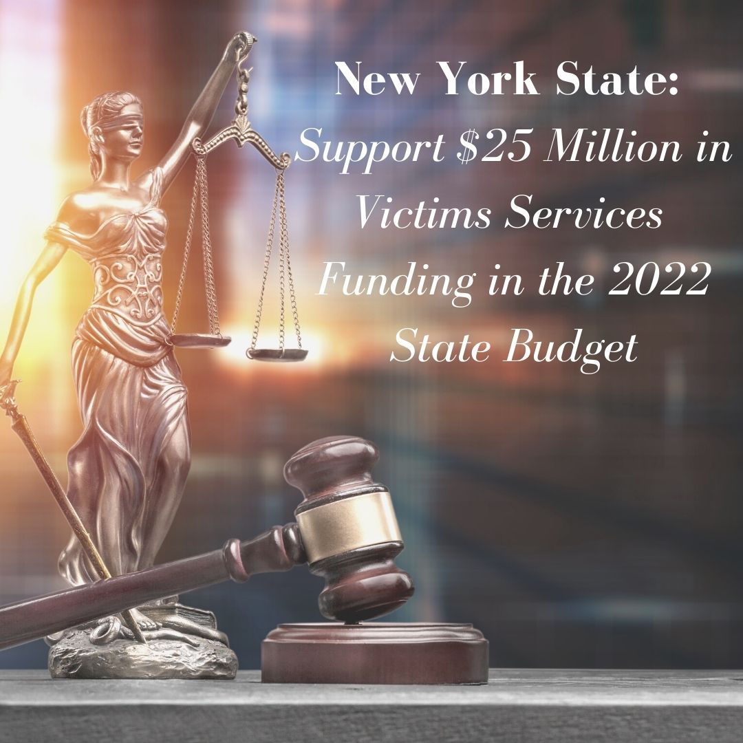 We are asking the NYS Legislature to include the $25 million Senate allocation for the Office of Victim Services. Your support is necessary to meet the demand, particularly from marginalized, under-served, economically distressed & Black & Brown communities.#fundthegap