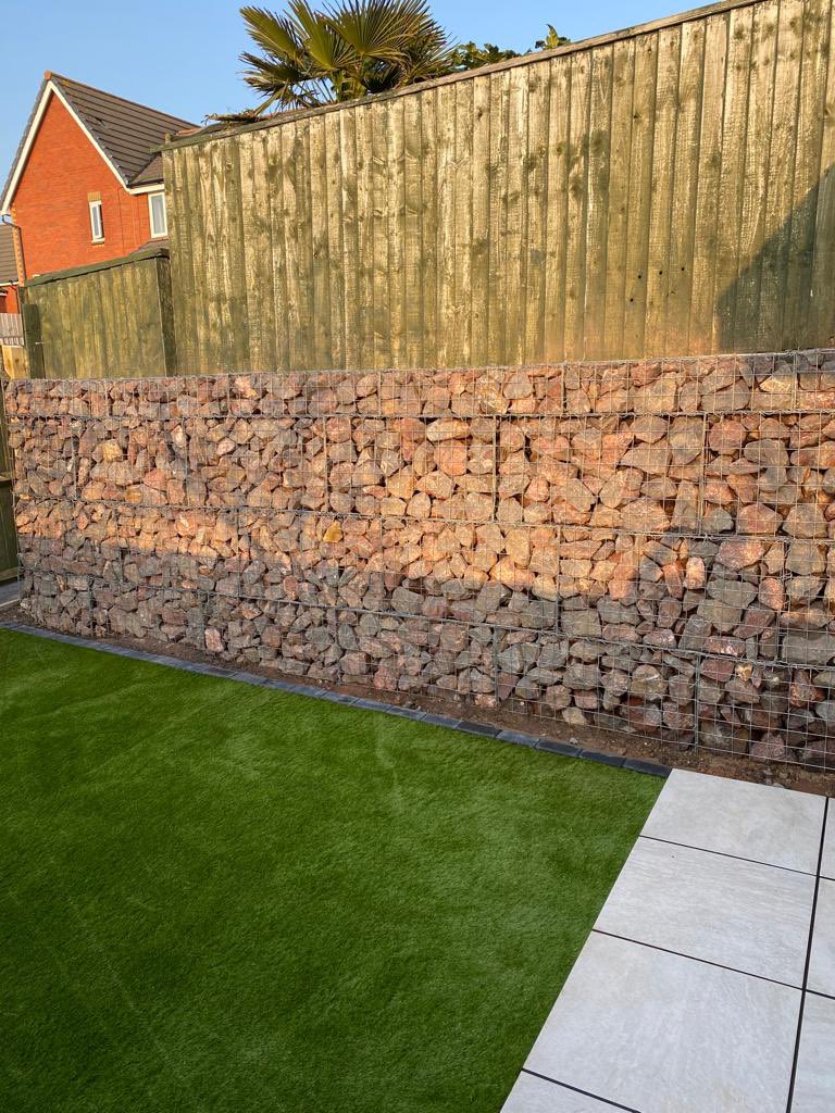 home_mst's tweet photo. Here’s our latest project completed today on sunny Barry Island 🌞 🏝 
✅ Installation of Artificial Grass

✅ Installation of Gabion Retaining Wall 😍😍

https://t.co/M7ITCGvJy0
https://t.co/SQ5a7GtDYu
#artificialgrass #barryisland #gabionwall #fakegrass #gardengoals https://t.co/w49gru9BC1