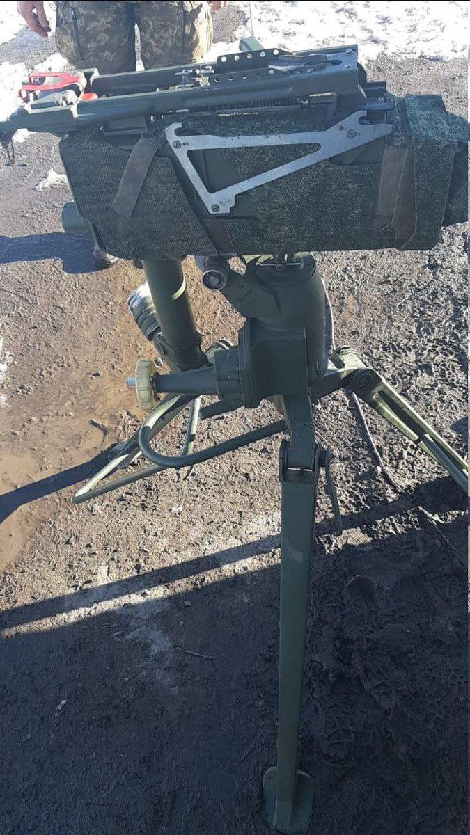 Updates_UA's tweet photo. A Russian 9M133 “Kornet” ATGM, captured by Ukrainian forces.

#Ukraine #Russia https://t.co/nxyRpdytRn