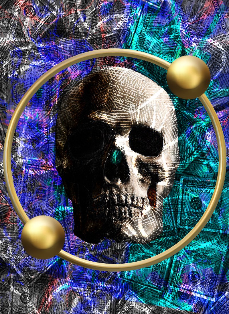 vibe_high101's tweet photo. @HortiDogsNFT My latest skull nft art, part of a collection. https://t.co/74PE9d1xxg