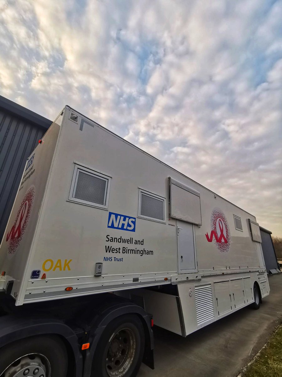 LyntonUK's tweet image. New mobile mammography unit, ready for delivery to Sandwell and West Birmingham NHS Trust.

#breastscreening #mobilescreening