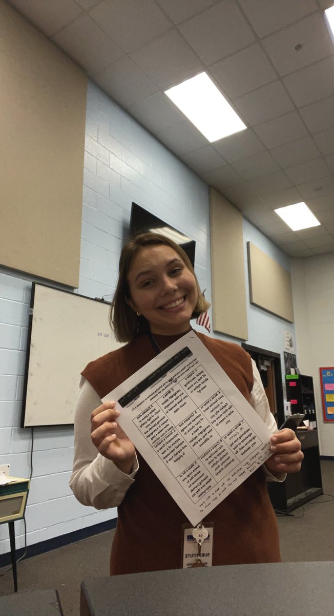 msgoodeteaches's tweet photo. Taught my very first solo lesson today about government types!!🍎🤗

I was pulled after first period to sub in Music afterwards!!🎵🎵

I also provided a meme that I feel speaks for most MGE subs today😅

@DrMargarella @WKUSTE @WKUCEBS @CEPTatWKU @SouthWarrenMS https://t.co/TQoYLKu5DT