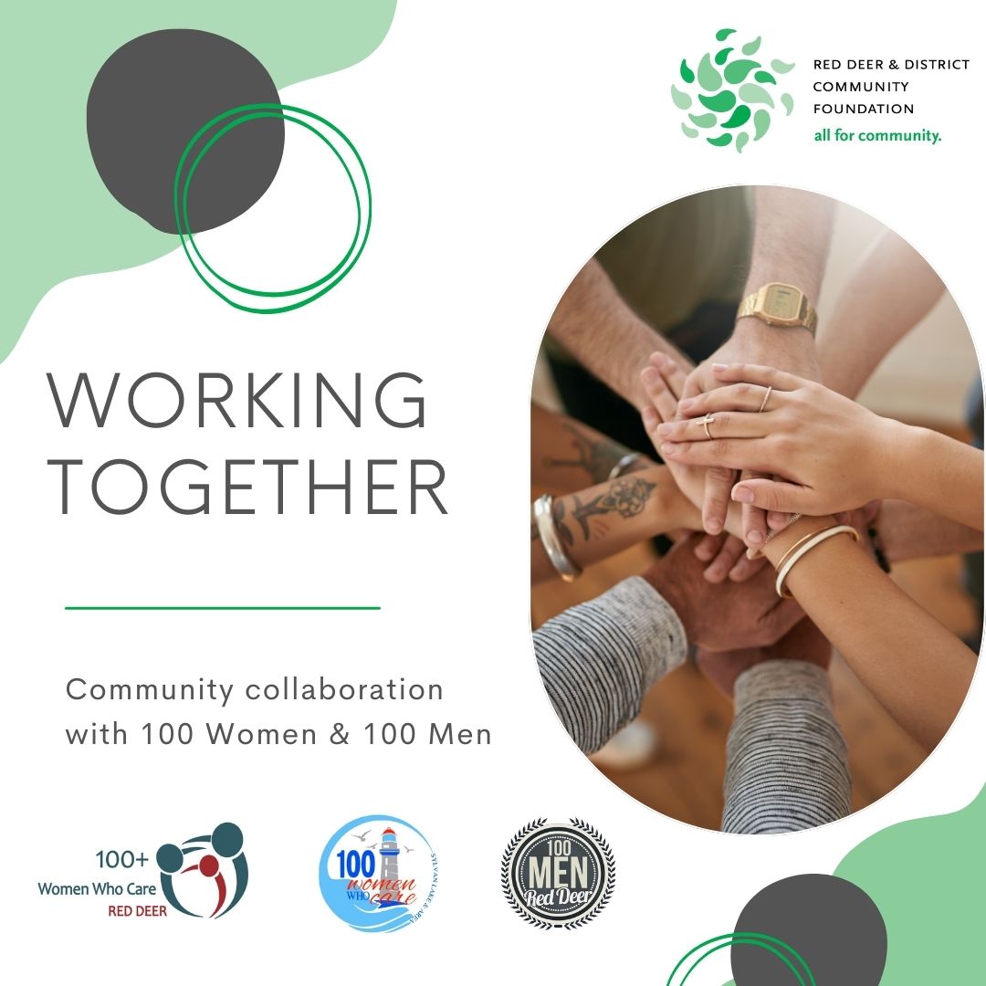 RDCommunityFdn's tweet photo. Red Deer &amp; District Community Foundation is proud of a new collaboration that allows us to work closely with @100WomenRedDeer , @100MenRedDeer, and @100 Women Who Care - Sylvan Lake &amp; Area  to increase efficiency and streamline the donation process.  

https://t.co/CtdrVyU0ez https://t.co/nrOaK0szyb