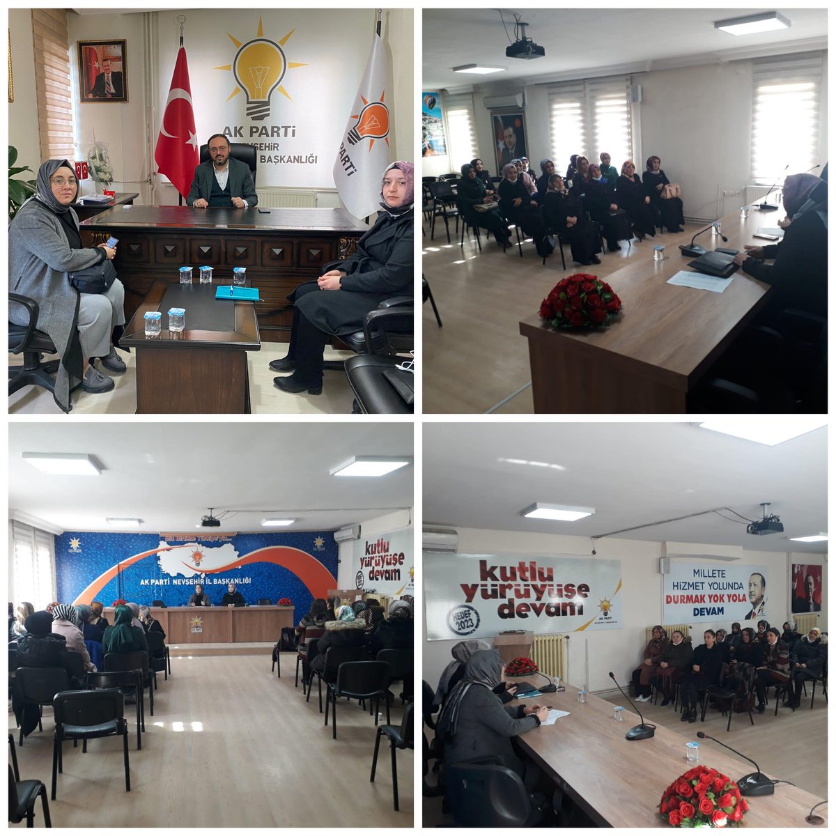AkkadinNevsehir's tweet photo. Genel Merkez Kadın Kolları MKYK üyemiz,İl koordinatörümüz Zerrin Arslan, İl başkanlığını,Kadın Kolları Yön.Kur,Kozaklı ve Hacıbektaş ilçemizi ziyaret ederek çalışmalarımız hakkında istişarelerde bulunuldu.
@aysekesir @GulerYuksekdag @zerrin_arslan @kemikkiranali @AyseBilgic50 https://t.co/996WTmSvML