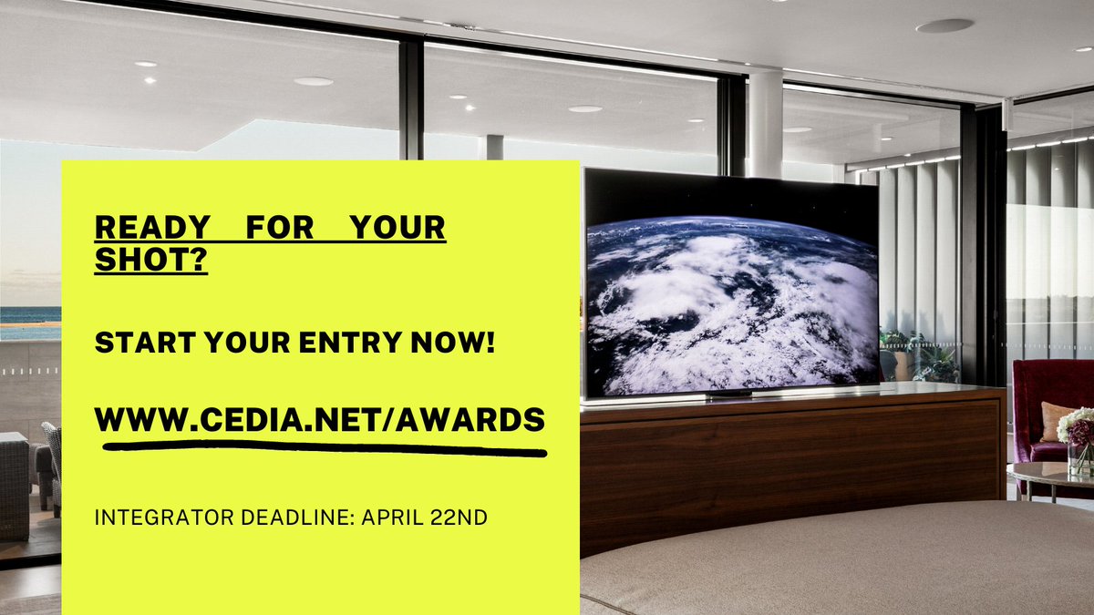 There is a common misconception that the same companies win the #CEDIAAwards each year. 

In 2021, more than 40% of entrants were new, and more than half of those were shortlisted or won an award!!  

Ready for your shot? Enter now: bit.ly/2S9WgRG
#avtweeps🏆