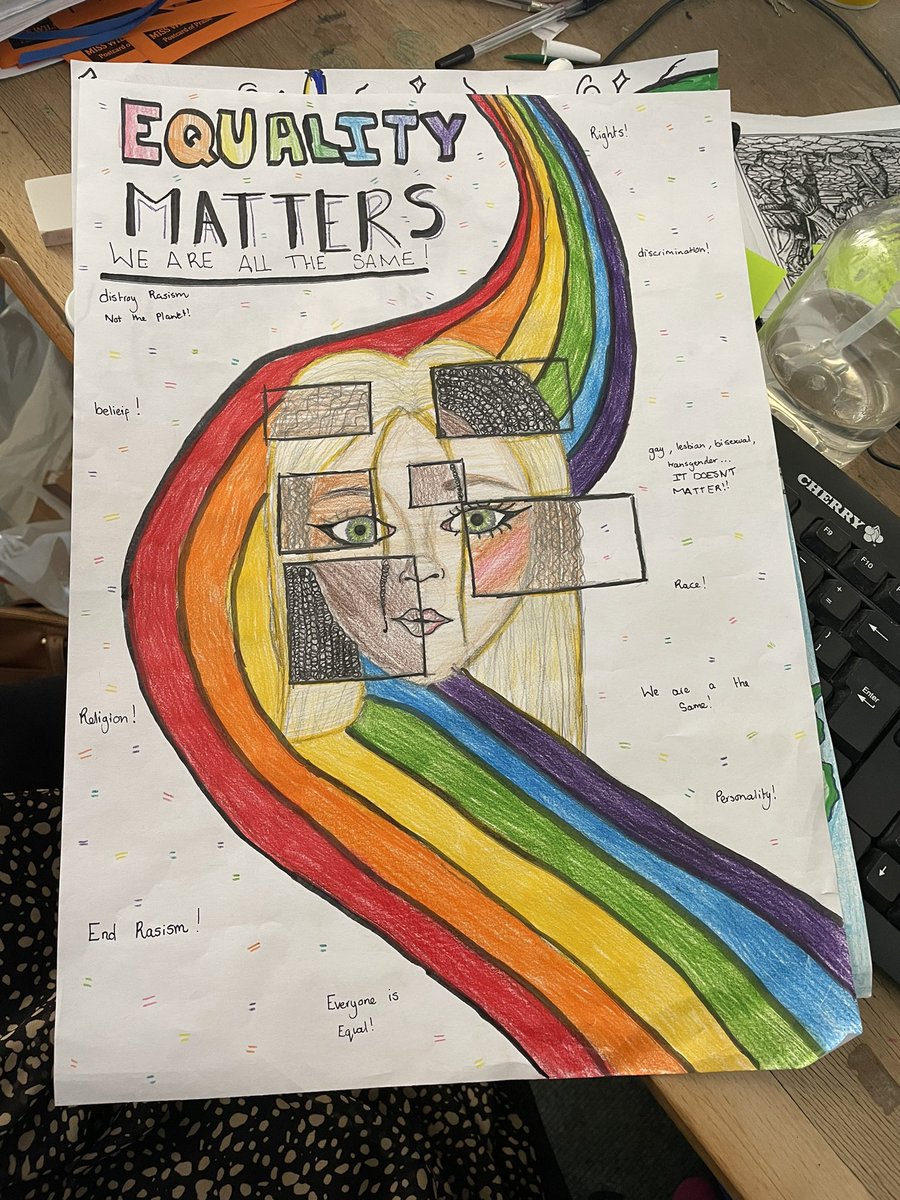 Some amazing posters created by 7WYE to show that equality matters 🎉🥰 #PEARsuperstars