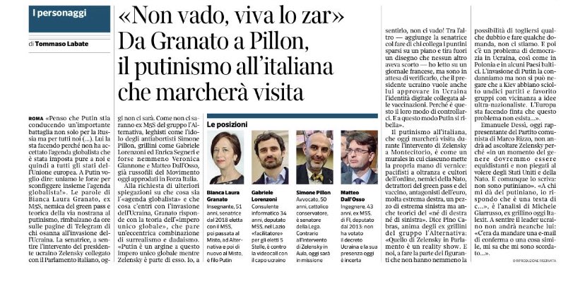 Hitler oggi è universalmente considerato un criminale e uno dei peggiori mostri partoriti dall’umanita.
Eppure negli anni in cui bruciava l’Europa e sterminava interi popoli anche in Italia c’erano tanti Pillon pronti a difenderlo. La storia purtroppo non insegna niente. #putin