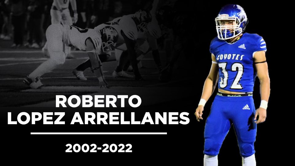 MaderaCoyotes's tweet photo. It is with great sadness we mourn the loss of a brother and teammate. We ask that you keep Roberto and his family in your prayers. #RIP https://t.co/RTxBnIOHmK