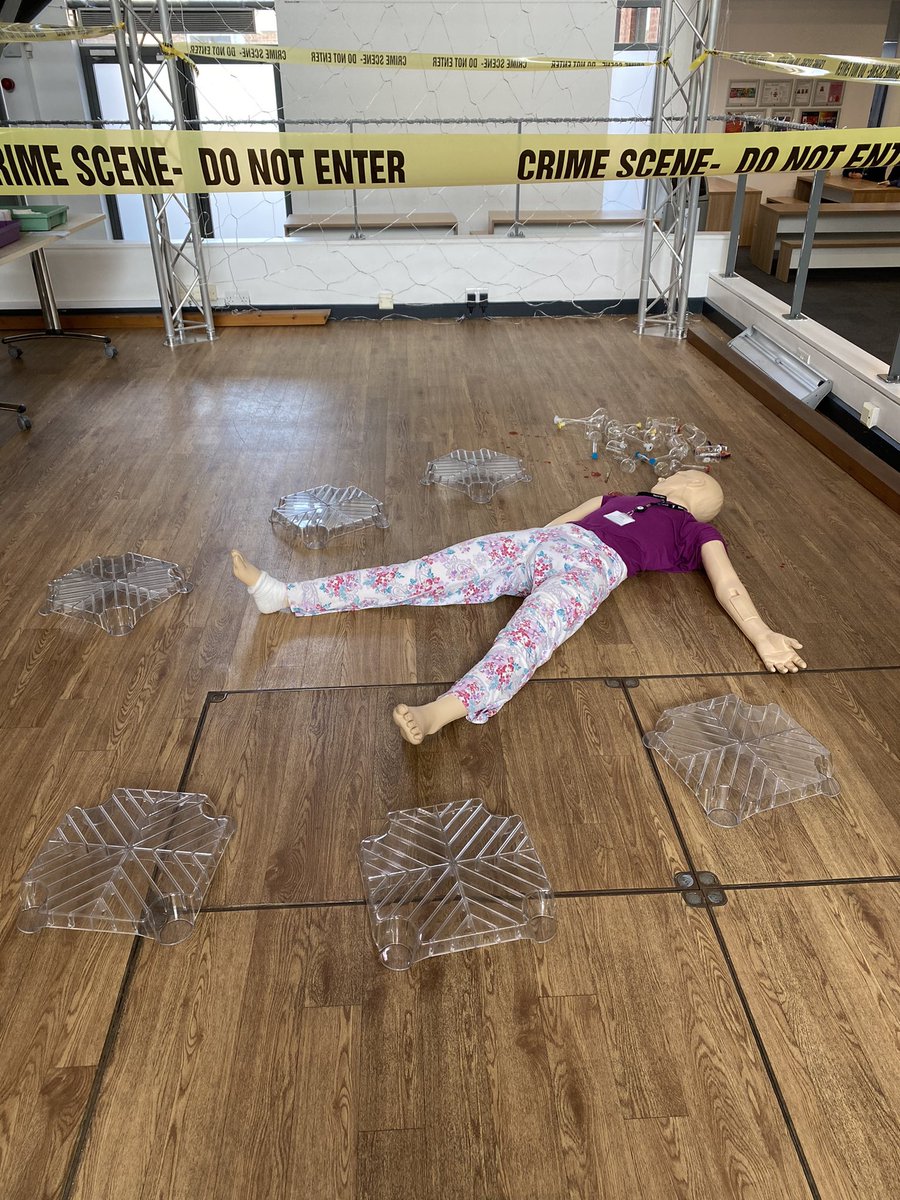 DNield8's tweet photo. BTEC Forensic Science and Applied Science student investigating the scene of the crime. Next week…forensic examination of the evidence @Activate_Learn 🚨 🚨 https://t.co/Akxb8Ebn9U