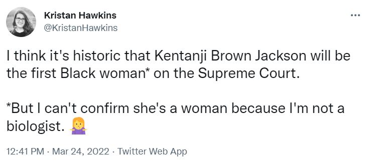 reproaction's tweet photo. 🧵 Everything about this tweet from Students for Life of America President @KristanHawkins REEKS of misogynoir. Let us explain: (1/6) https://t.co/22xjOJKeNB
