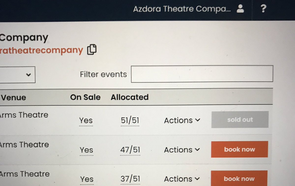 When you go to book a ticket for the opening night of your own play but you can’t because WE’VE SOLD OUT!!!😱 🎭 😎 #theatre #writing #newwriting #bilingualtheatre #drama