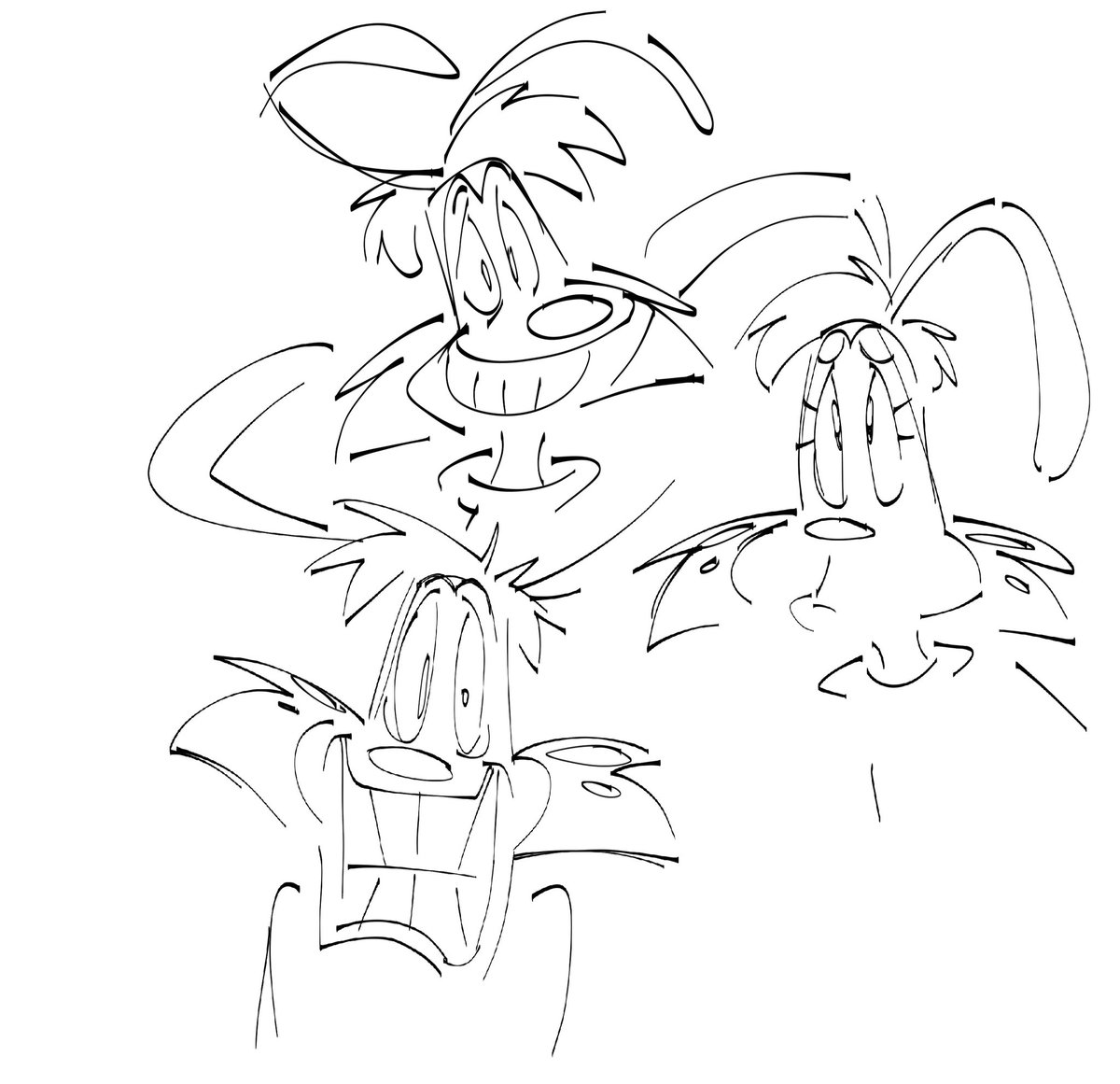 Bonkers is a funny guy to draw 
