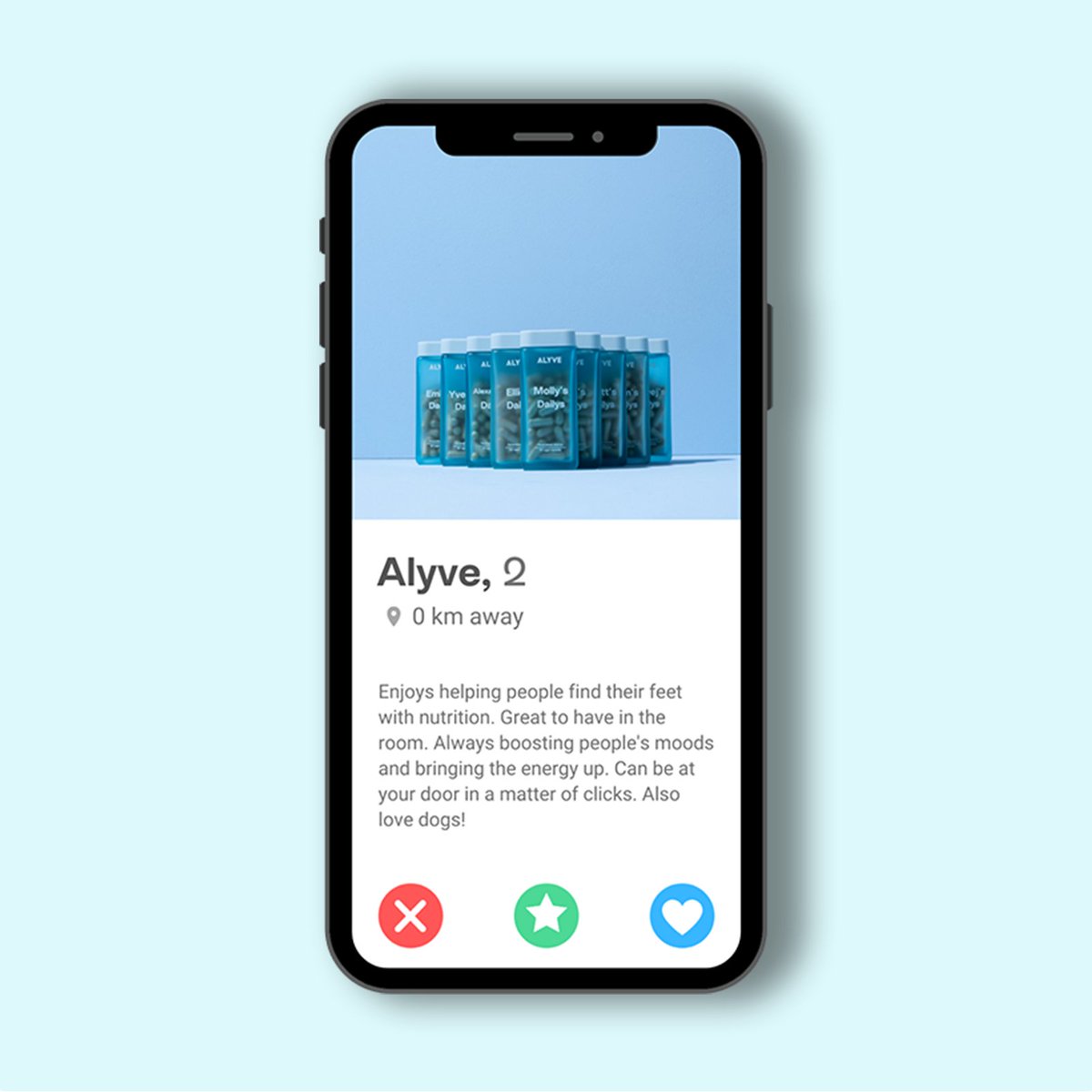 AlyveWellness's tweet photo. What if, finding your perfect vitamins was easier than you thought.. would you swipe right? 👩‍❤️‍💋‍👨 https://t.co/CSQ5xXWipk