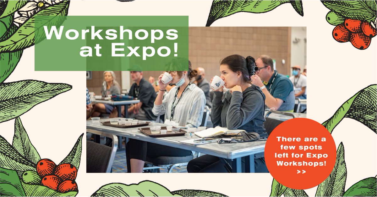 coffeetechguild's tweet photo. 🚨 A few spots remaining for some workshops at Specialty Coffee Expo in Boston from April 8-10, 2022! Whether you're new to the trade or a seasoned coffee technician, taking part in a workshop at Expo is an exciting opportunity to practice with the pros...
https://t.co/zRtaD2ABXn https://t.co/uTClTk6ZTR