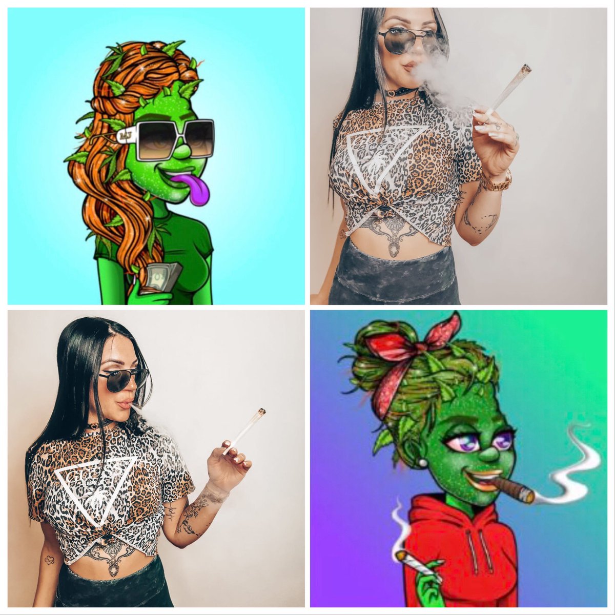 NFT-G420-SolBabe {313} tweet media