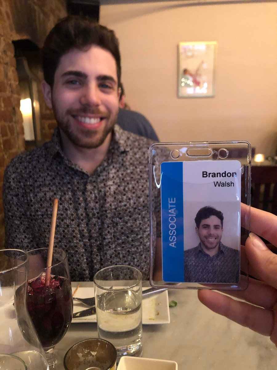 Imagine how stupid I felt when I accidentally wore the same shirt to work that I did when I took my badge picture 😭