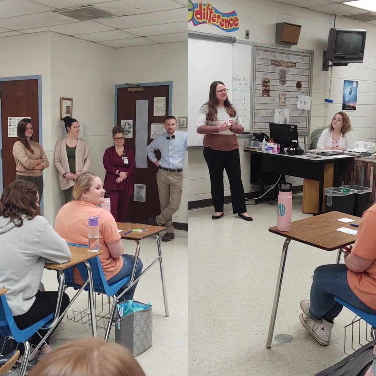 Nurse Aide 2 students learned about opportunities with Berkshire Health &amp; Rehabilitation Center #ctebtec #opportunities #future #opportunity #nursing